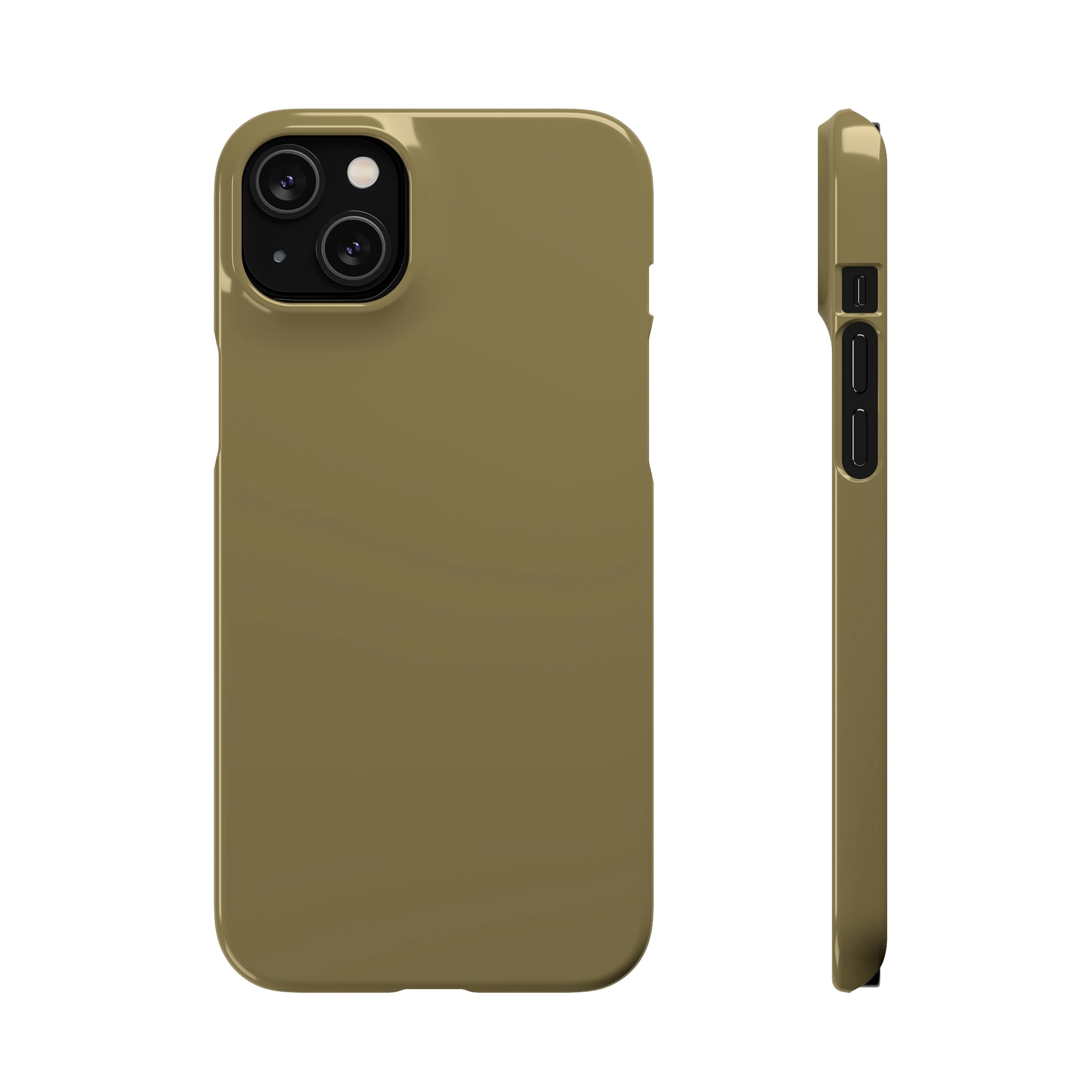 Gold Fusion iPhone Case (Slim) iPhone 14 Plus Glossy Phone Case