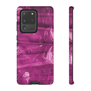 Ebru Purple Android Case (Protective) Samsung Galaxy S20 Ultra Glossy Phone Case