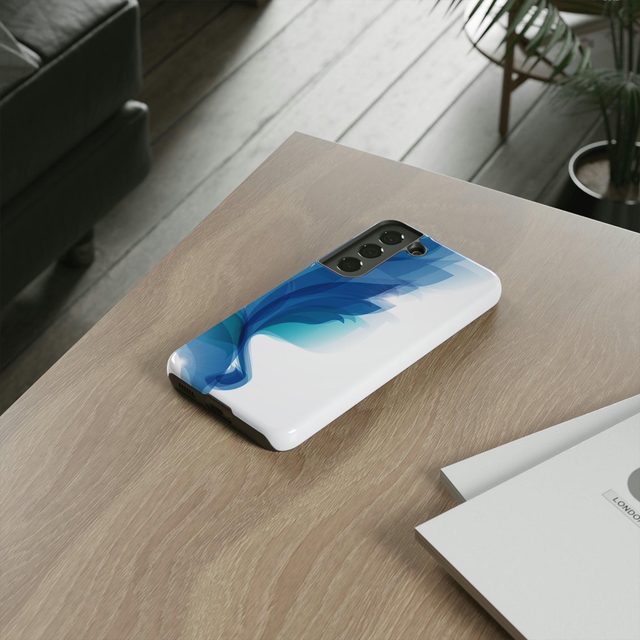 Blue Feathers Android Case (Protective) Phone Case