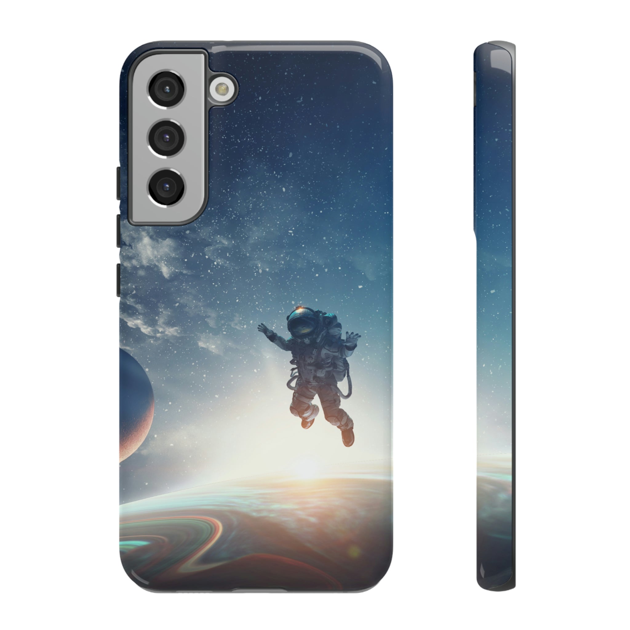 Astronaut Freefloat Android Case (Protective) Samsung Galaxy S22 Plus Glossy Phone Case