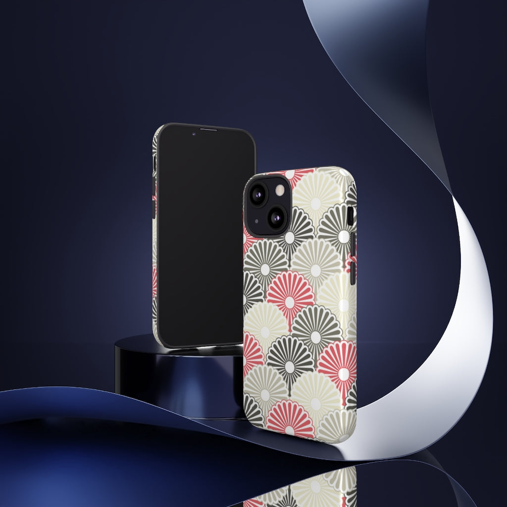 Japanese Flower Pattern iPhone Case (Protective) Phone Case