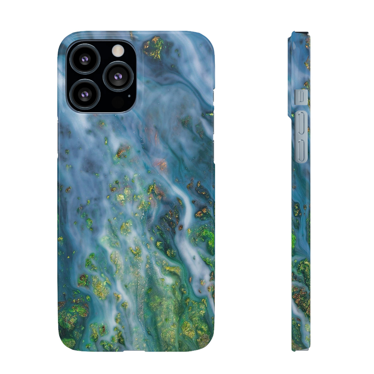 Forest Mist Ink Art iPhone Case (Slim) iPhone 13 Pro Max Glossy Phone Case