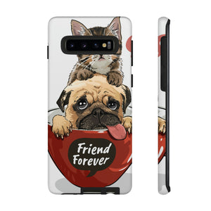 Pug n Kitten Android Case (Protective) Samsung Galaxy S10 Matte Phone Case