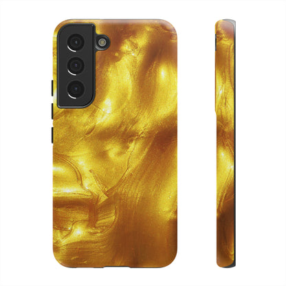 Liquid Gold Android Case (Protective) Samsung Galaxy S22 Matte Phone Case