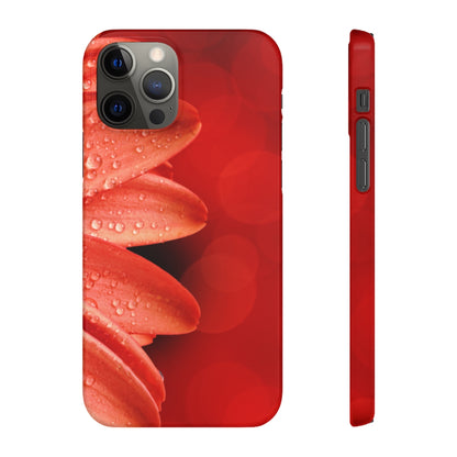 Red Spring Flower Samsung/iPhone (Slim) Phone Case