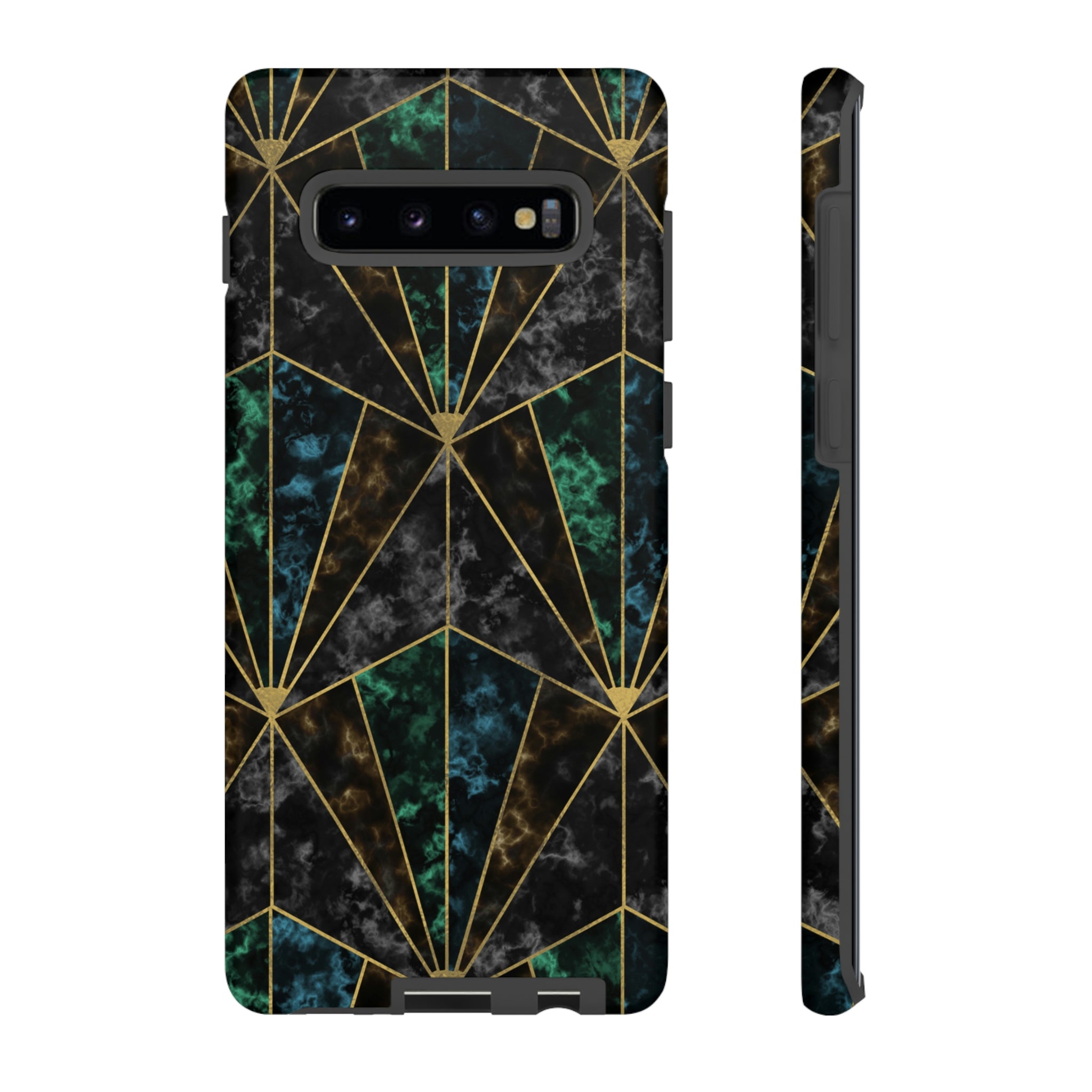 Art Deco Mirror Android Case (Protective) Samsung Galaxy S10 Plus Matte Phone Case