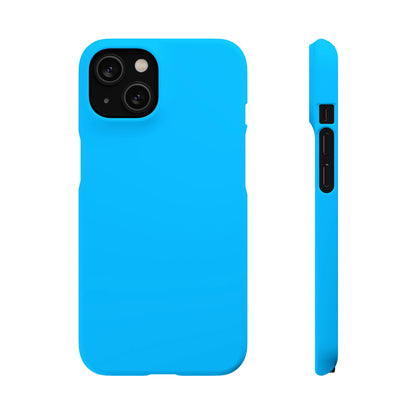 Deep Sky Blue iPhone Case (Slim) iPhone 14 Matte Phone Case