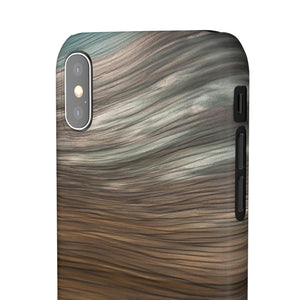 Silver Ink Art iPhone Case (Slim) Phone Case