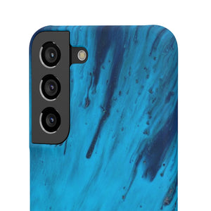 Light Blue Ink Art Android Case (Slim) Phone Case