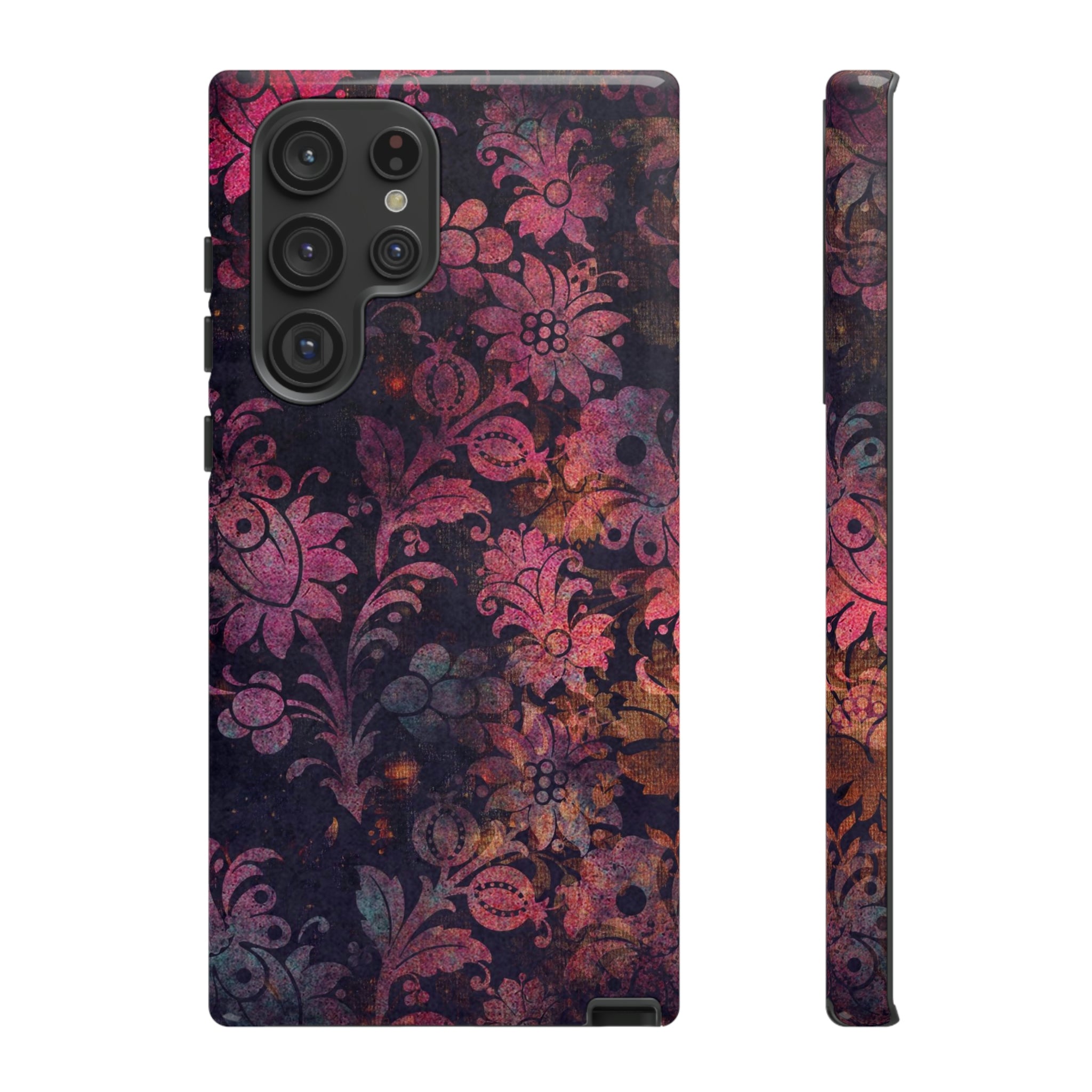 Grungepa Gothic Flower Samsung Case (Protective) Samsung Galaxy S22 Ultra Glossy Phone Case