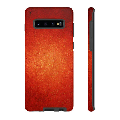 Red Grunge Android Case (Protective) Samsung Galaxy S10 Plus Matte Phone Case