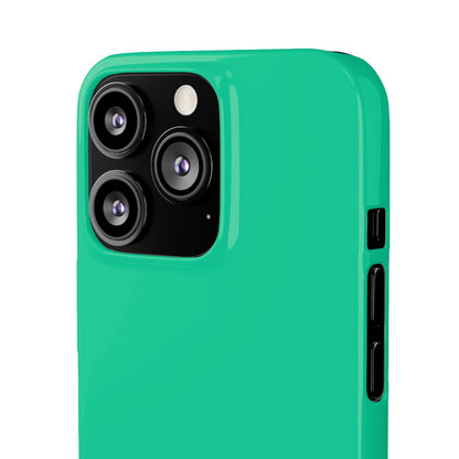 Caribbean Green iPhone Case (Slim) Phone Case