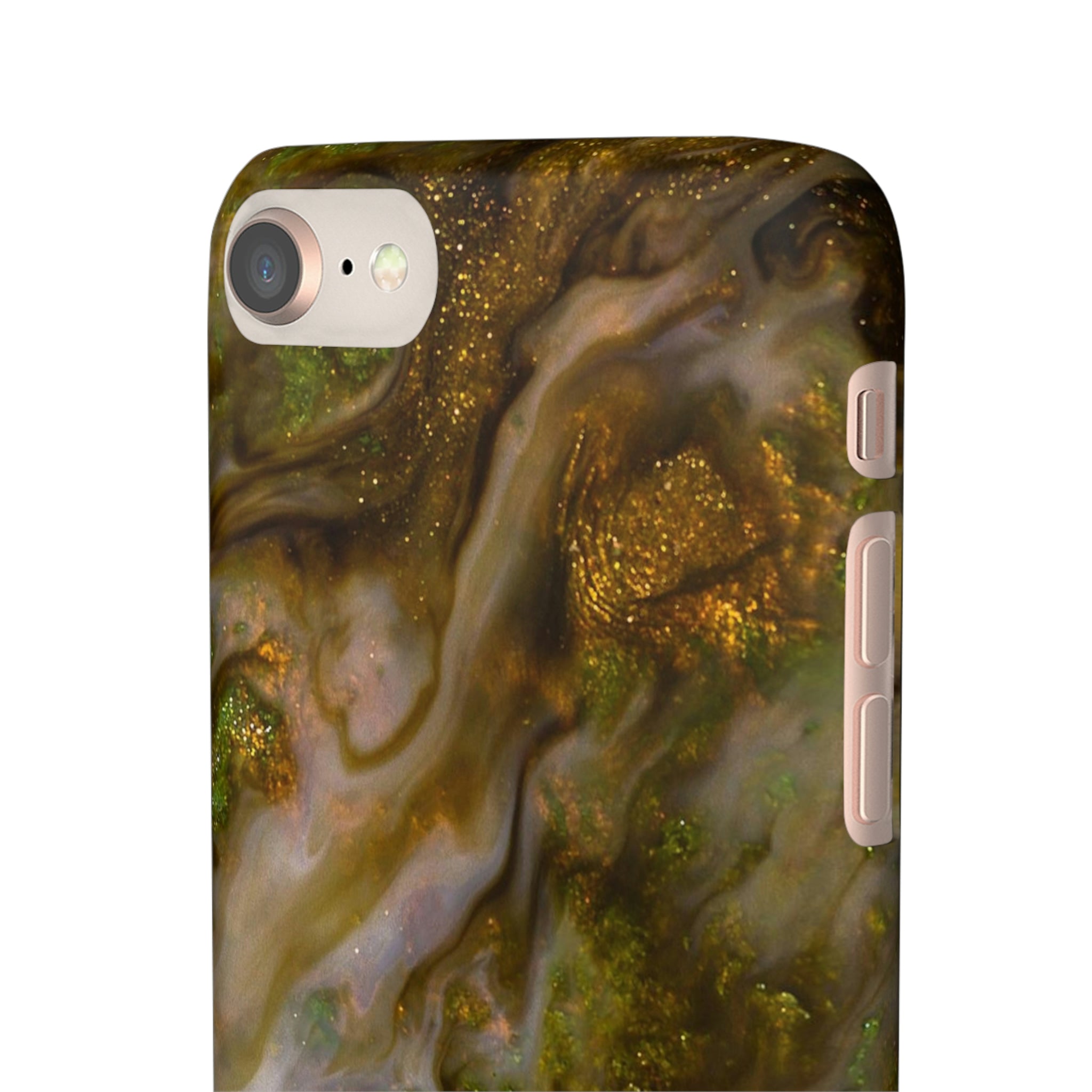 Smaragd Green Ink Art iPhone Case (Slim) Phone Case