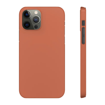 Copper Red iPhone Case (Slim) iPhone 12 Pro Glossy Phone Case