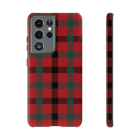 Red Flannel Android Case (Protective) Samsung Galaxy S21 Ultra Glossy Phone Case