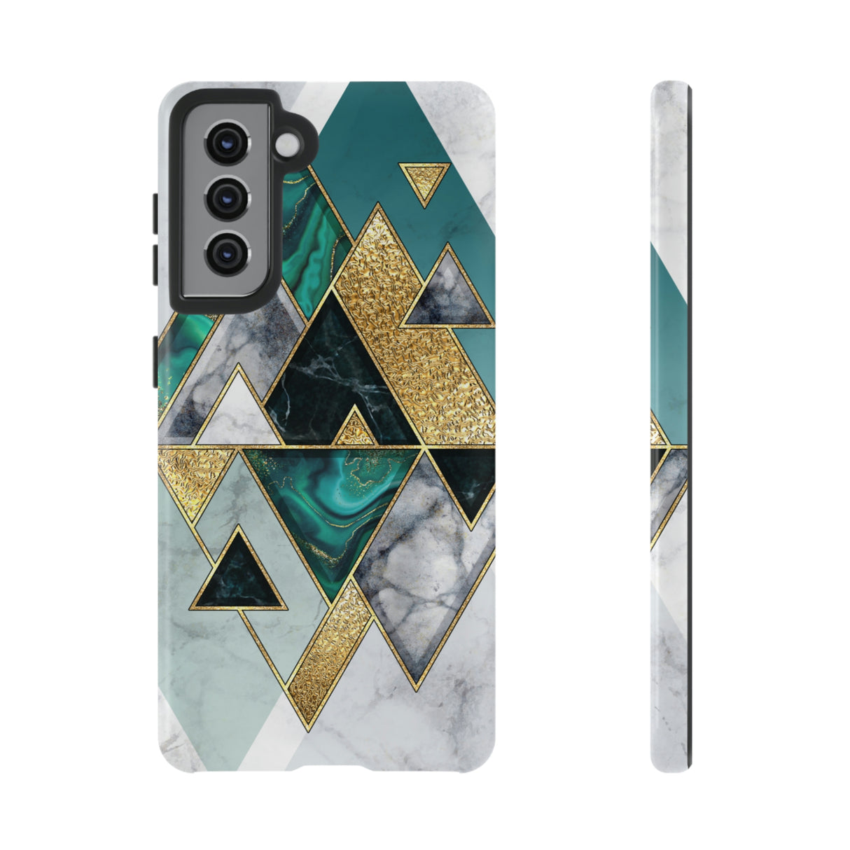 Malachite Android Case (Protective) Samsung Galaxy S21 Glossy Phone Case