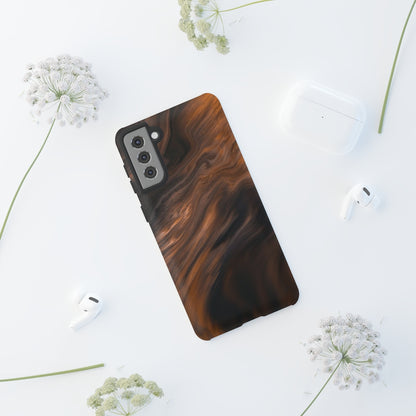 Brown Mist Ink Art Android Case (Protective) Phone Case