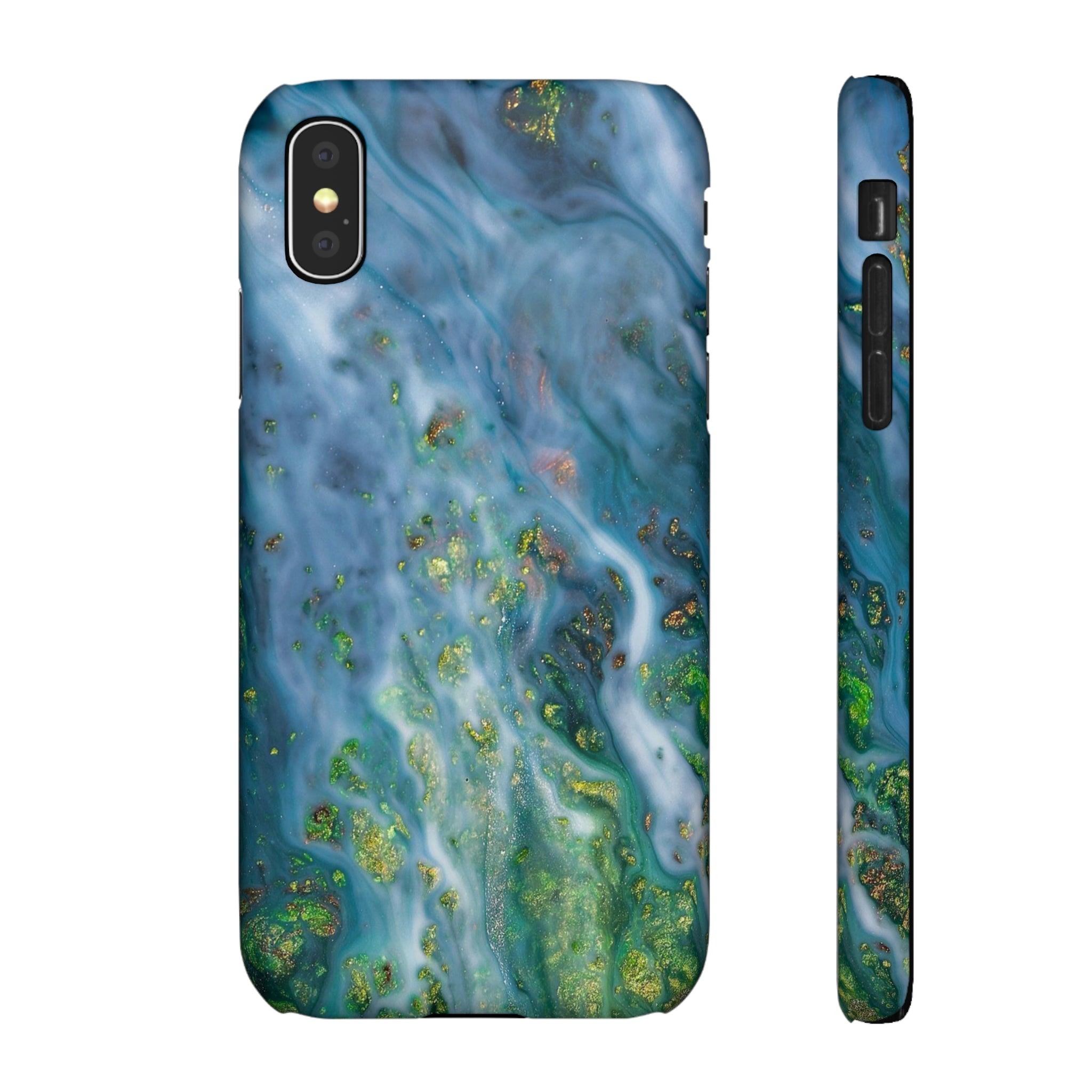 Forest Mist Ink Art iPhone Case (Slim) iPhone X Matte Phone Case