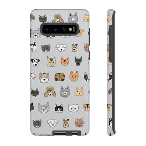 Cats n Dogs Pattern Android Case (Protective) Samsung Galaxy S10 Plus Matte Phone Case