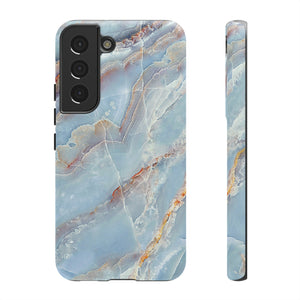 Blue Marble Background Android Case (Protective) Samsung Galaxy S22 Matte Phone Case