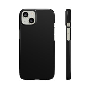 Black iPhone Case (Slim) iPhone 13 Glossy Phone Case