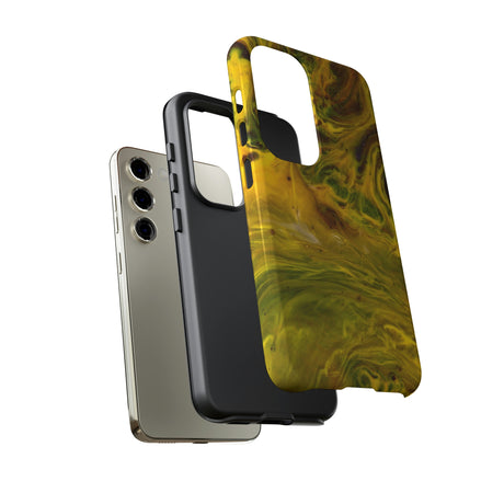 Liquid Yellow Ink Art Android Case (Protective) Phone Case