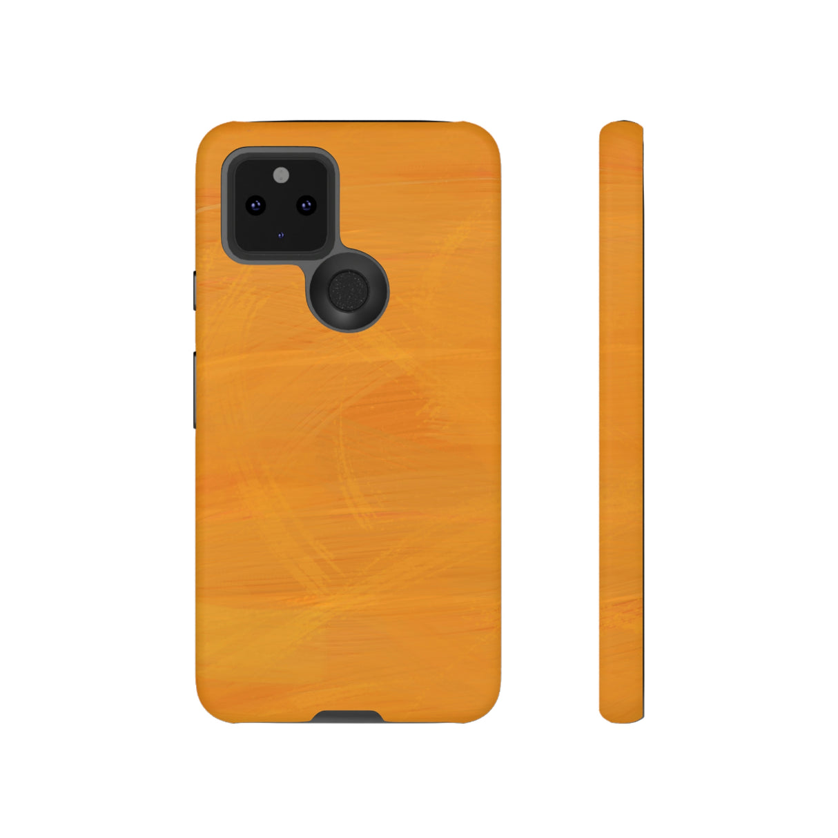 Abstract Orange Android Case (Protective) Google Pixel 5 5G Matte Phone Case