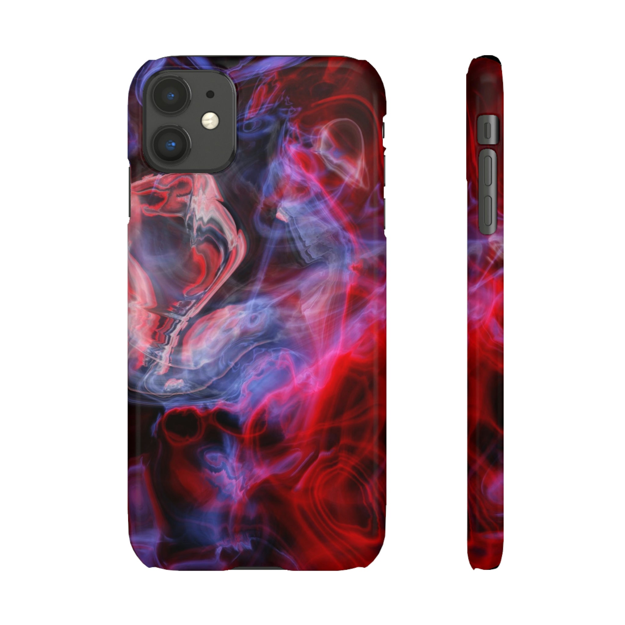 Red Marble iPhone Case (Slim) iPhone 11 Glossy Phone Case