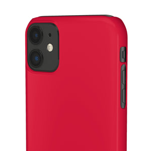 Crimson Red iPhone Case (Slim) Phone Case