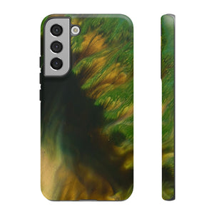 Green Forest Ink Art Android Case (Protective) Samsung Galaxy S22 Plus Matte Phone Case