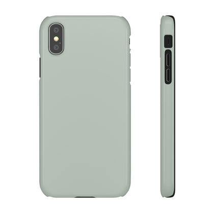 Ash Grey iPhone Case (Slim) iPhone XS Glossy Phone Case