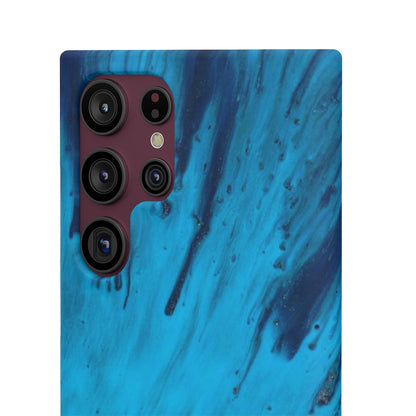 Light Blue Ink Art Android Case (Slim) Phone Case