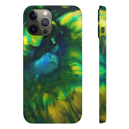 Dragon Eye Ink Art iPhone Case (Slim) iPhone 12 Pro Max Glossy Phone Case