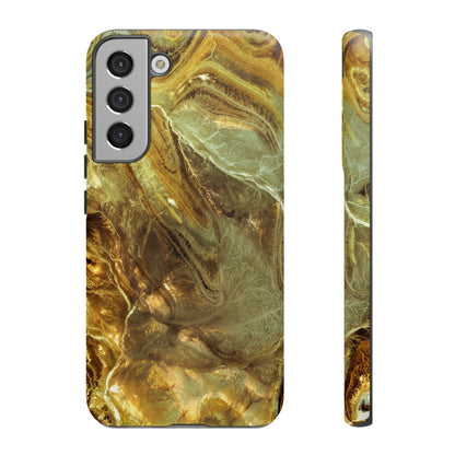 Nacre Marble Android Case (Protective) Samsung Galaxy S22 Plus Matte Phone Case