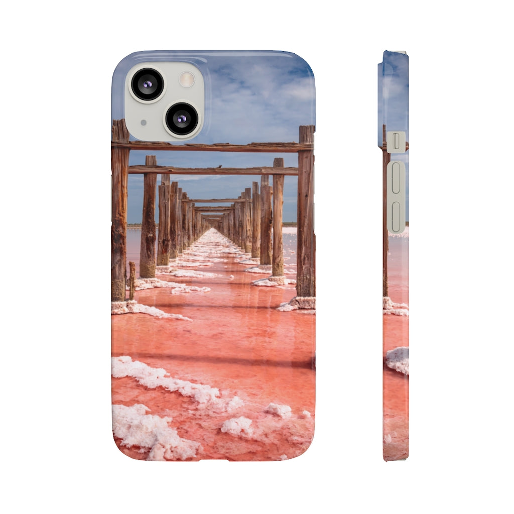 Pink Color of Salt Lake Samsung/iPhone (Slim) Phone Case