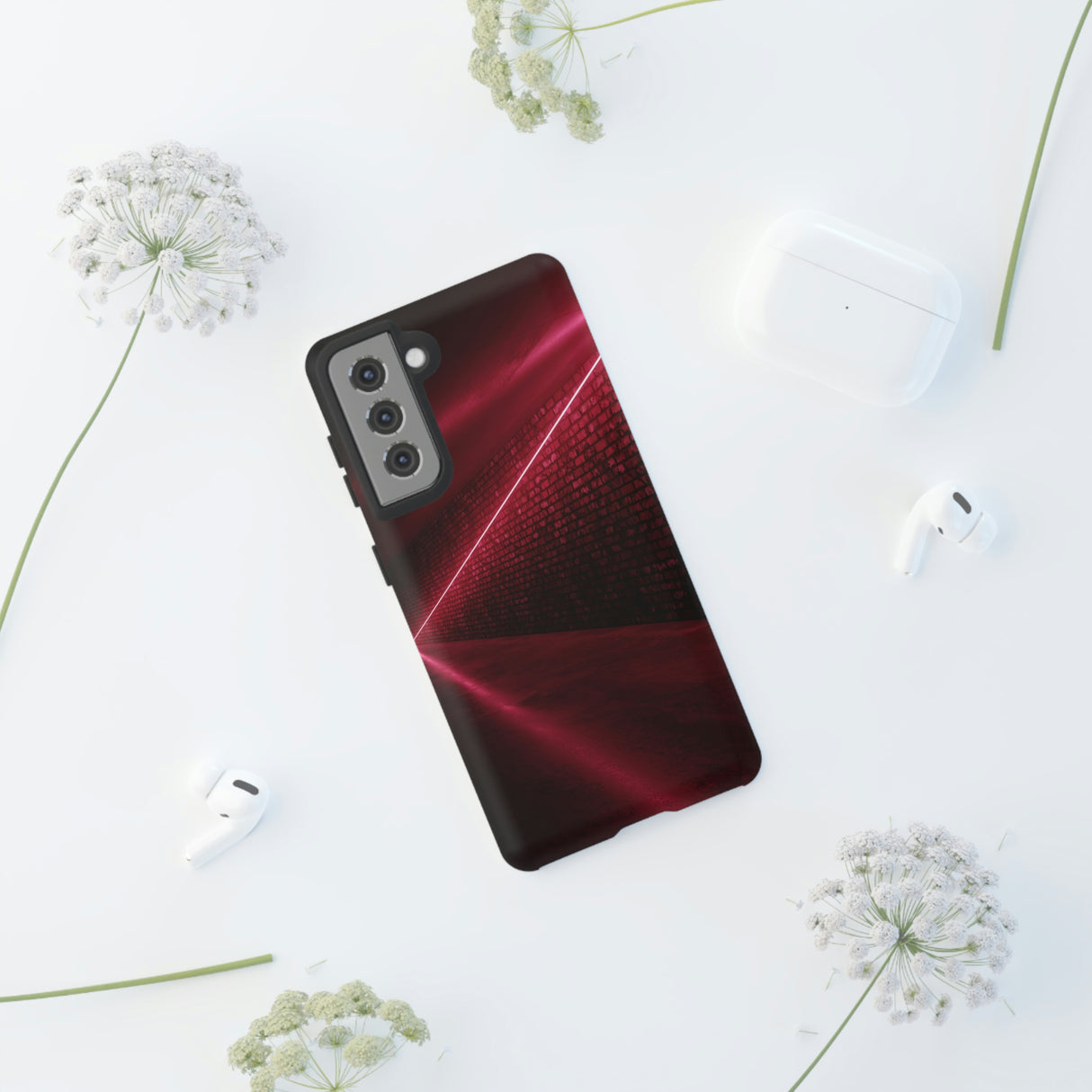 Red Sci Fi Android Case (Protective) Phone Case