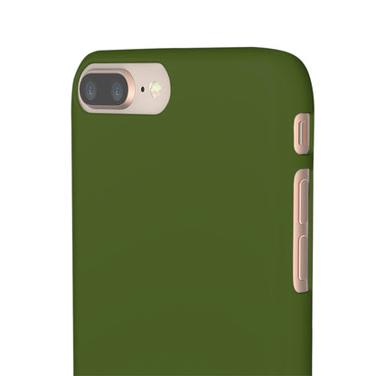 Dark Moss Green iPhone Case (Slim) Phone Case