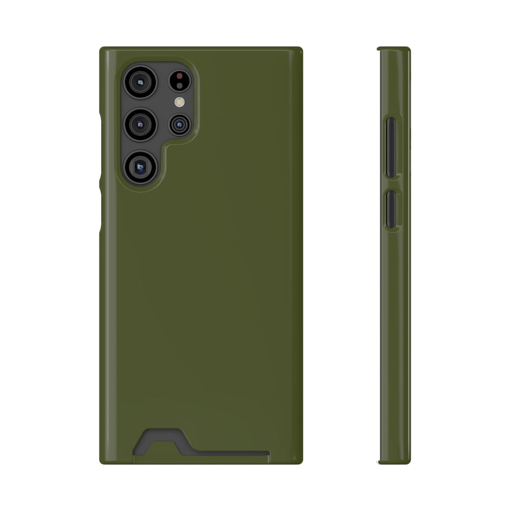 Army Green Android Case (Card) Samsung Galaxy S22 Ultra Glossy Without gift packaging Phone Case