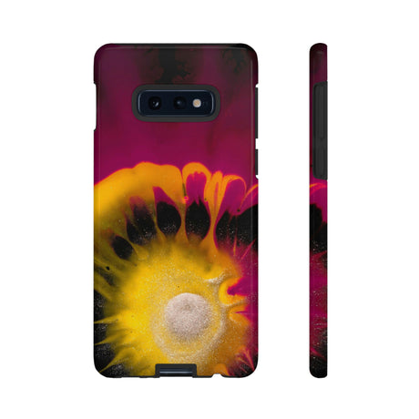 Deep Purple Ink Art Android Case (Protective) Samsung Galaxy S10E Glossy Phone Case