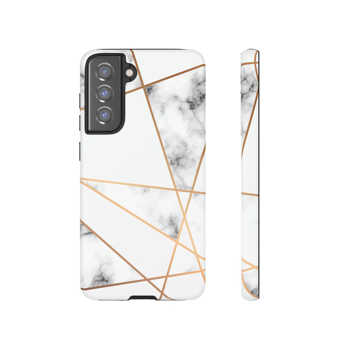 Marble Geometric Android Case (Protective) Samsung Galaxy S21 FE Matte Phone Case