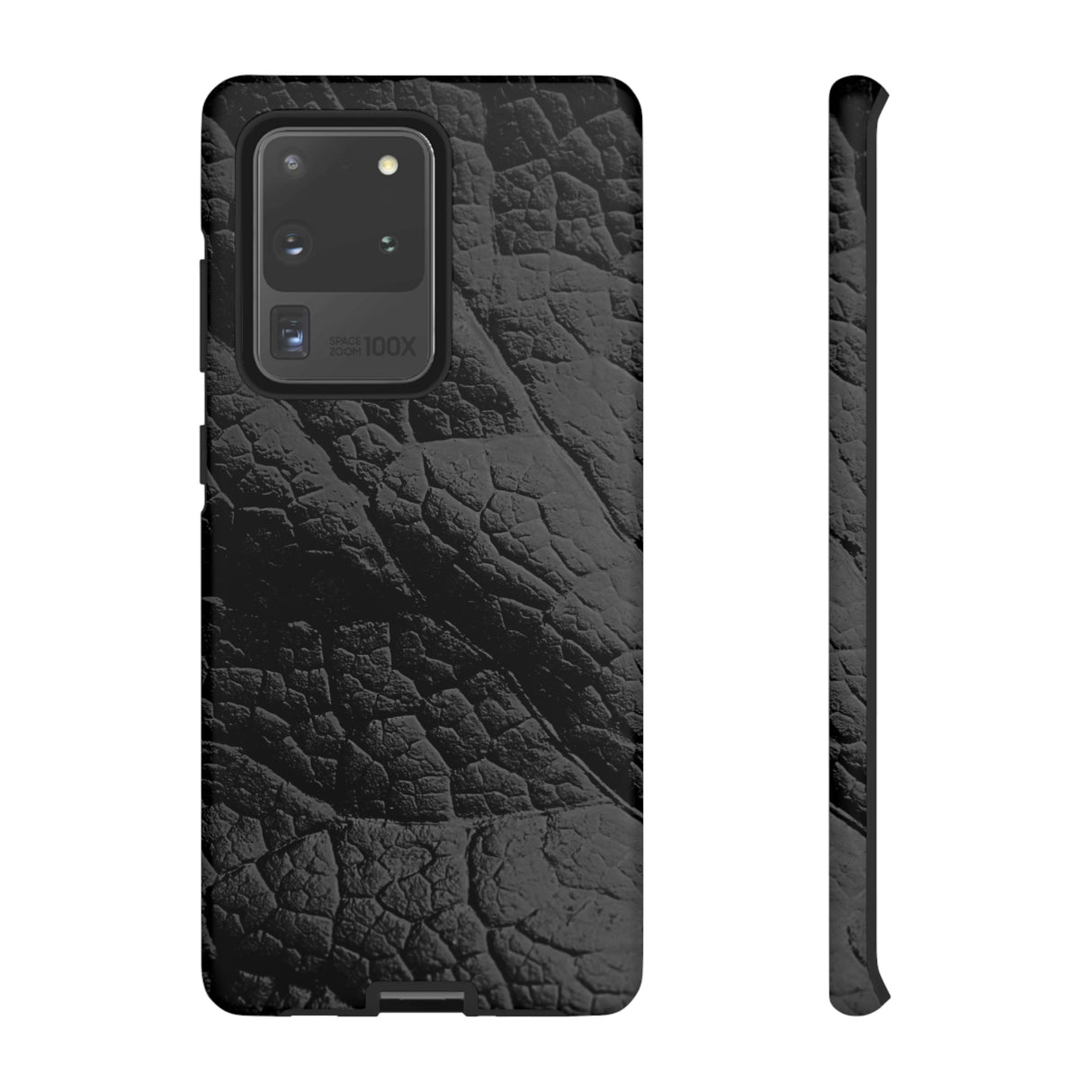 Black Leaf Android Case (Protective) Samsung Galaxy S20 Ultra Matte Phone Case