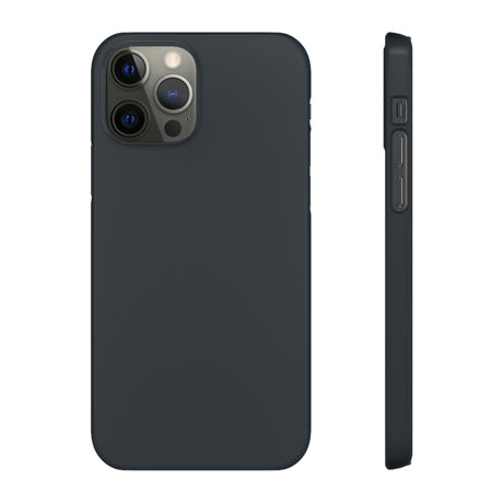 Gunmetal iPhone Case (Slim) iPhone 12 Pro Glossy Phone Case