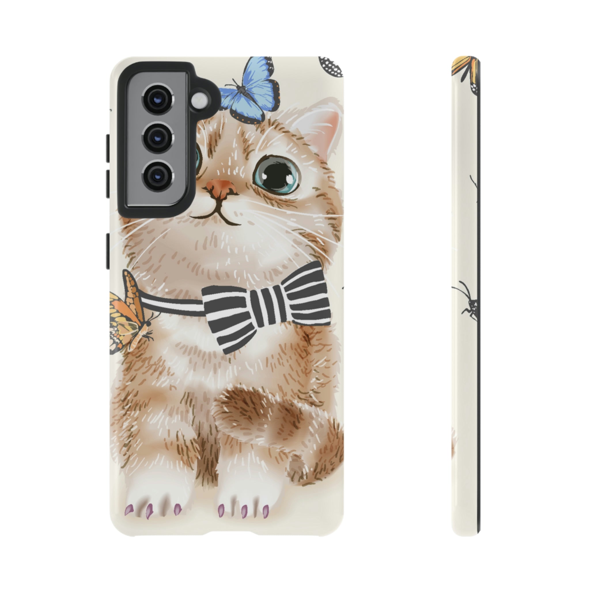 Petit Cute Cat Android Case (Protective) Samsung Galaxy S21 Glossy Phone Case