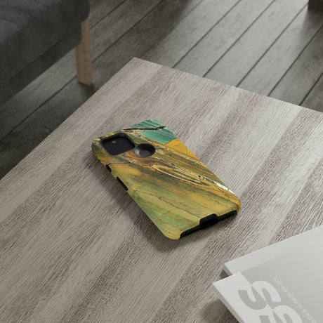 Cracked Yellow Android Case (Protective) Phone Case