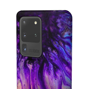 Purple Flow Ink Art Android Case (Slim) Phone Case