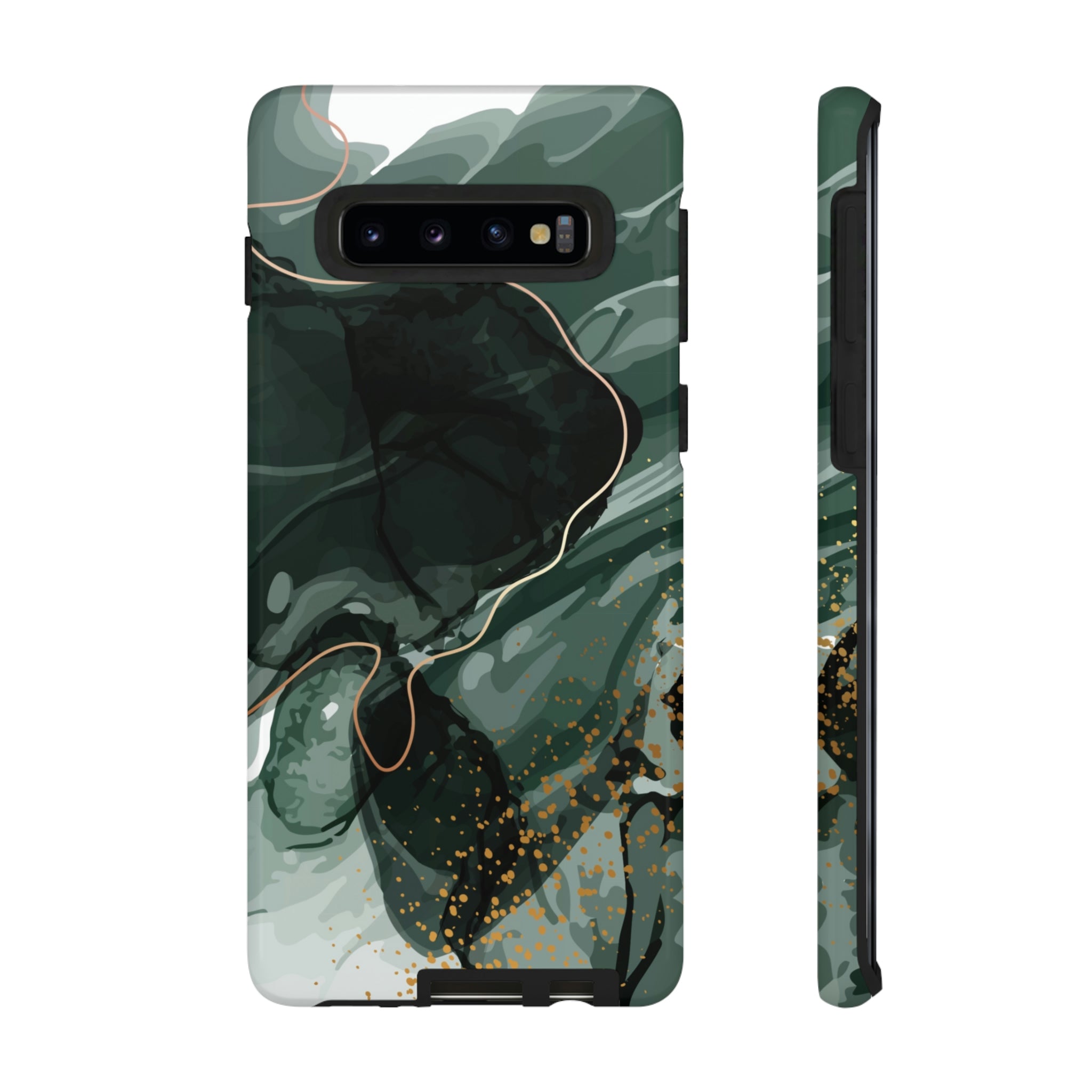 Emerald Green Android Case (Protective) Samsung Galaxy S10 Glossy Phone Case