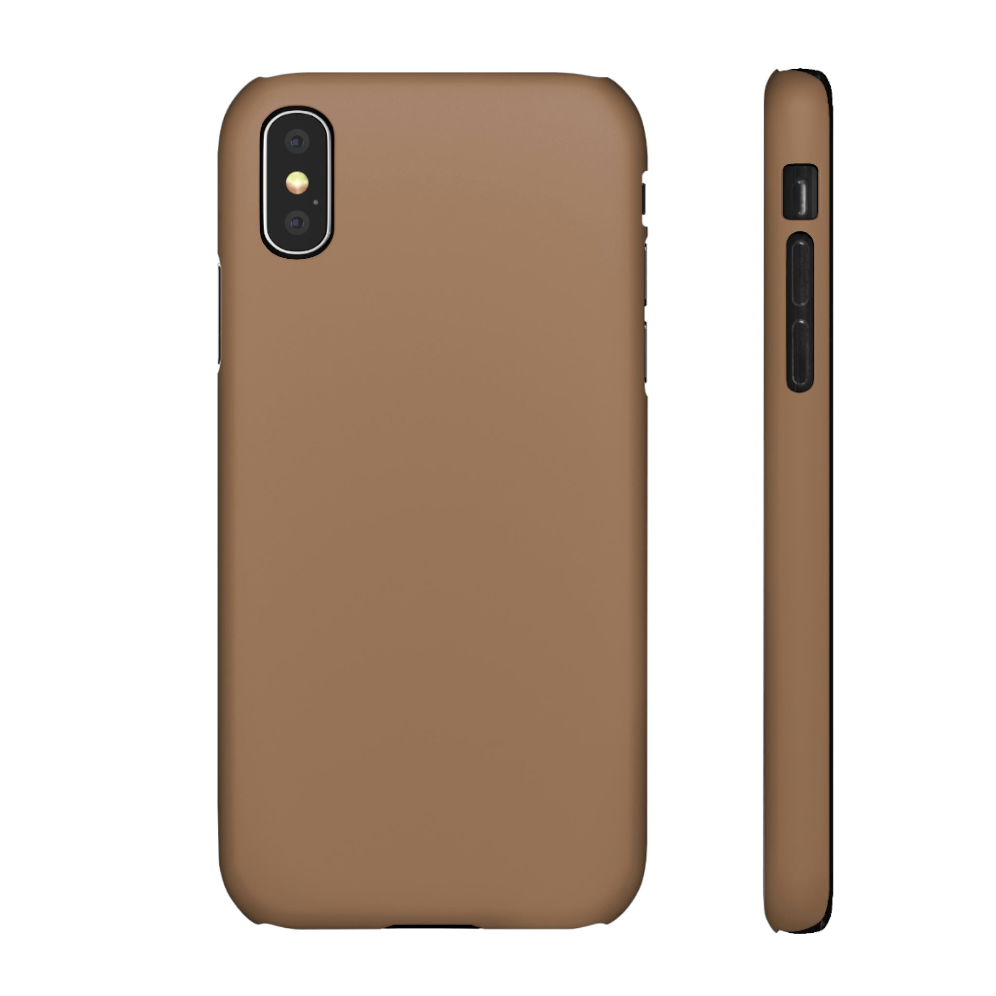 Chamoisee iPhone Case (Slim) iPhone X Matte Phone Case