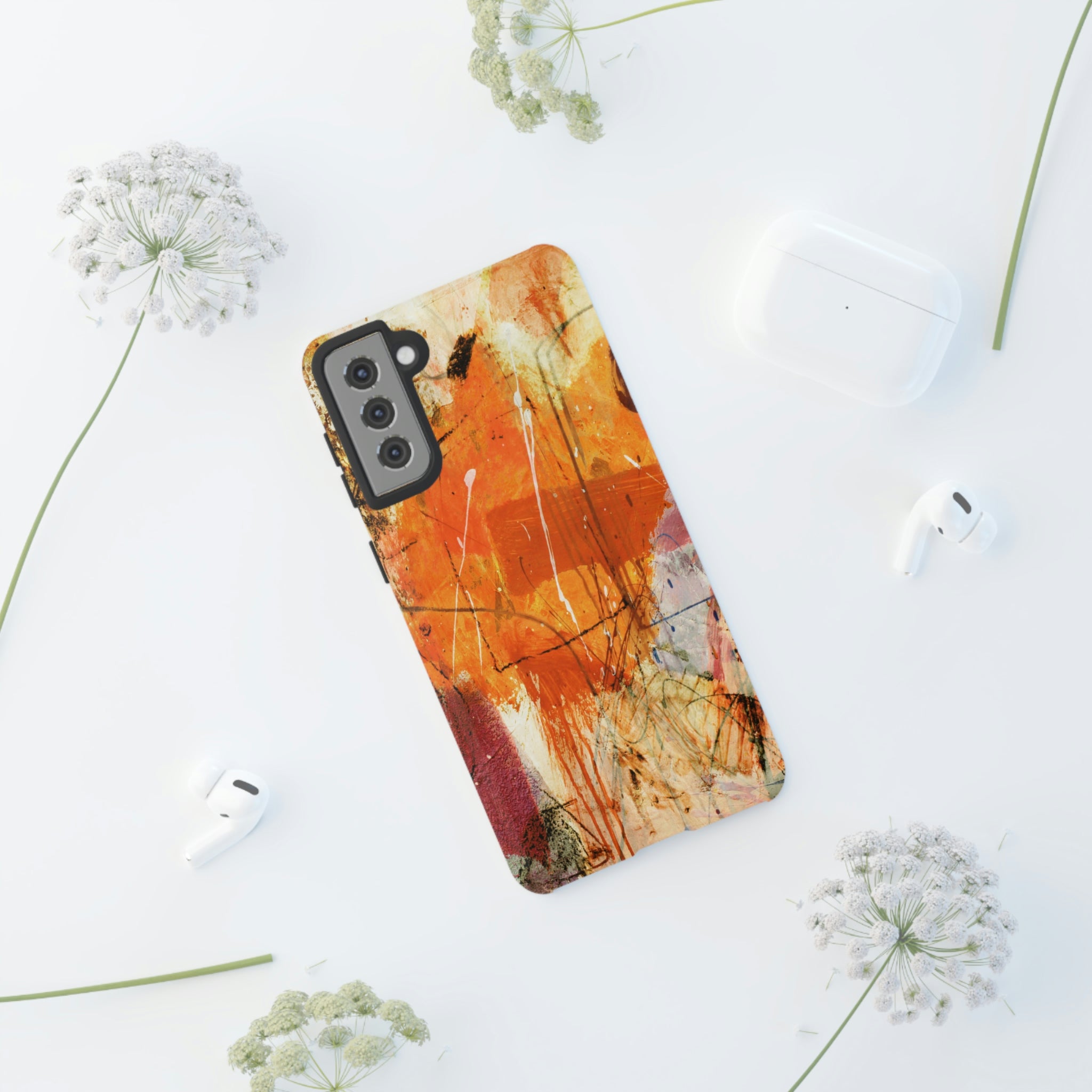 Abstract Orange Art Android Case (Protective) Phone Case