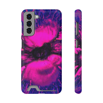 Deep Pink Ink Art Android Case (Card) Samsung Galaxy S21 Glossy With gift packaging Phone Case