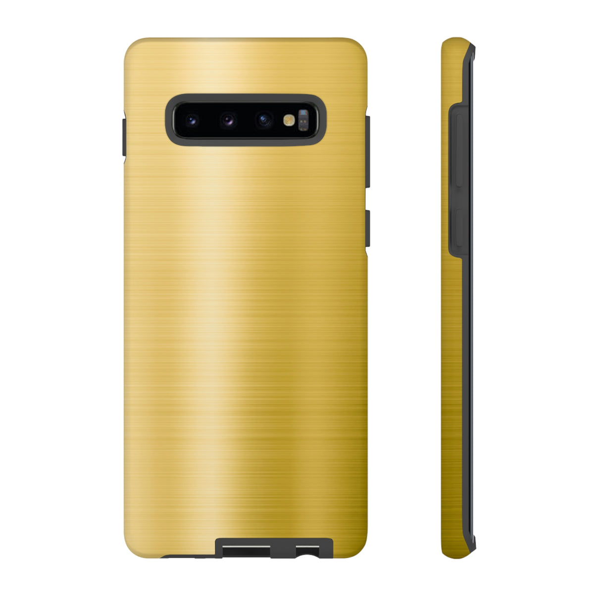 Gold Metal Android Case (Protective) Samsung Galaxy S10 Plus Matte Phone Case